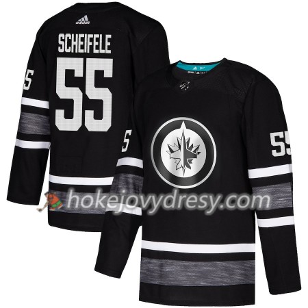 Pánské Hokejový Dres Winnipeg Jets All Star 2019 Mark Scheifele 55 Černá 2019 NHL All-Star Adidas Authentic